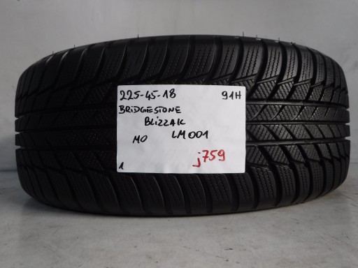 ШИНА BRIDGESTONE BLIZZAK LM 001 225/45/18 91H MO