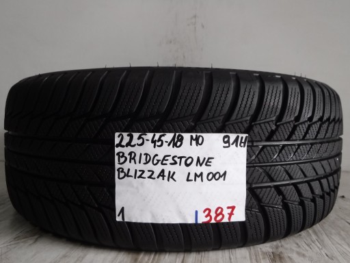 ШИНА BRIDGESTONE BLIZZAK LM 001 225/45/18 91H MO