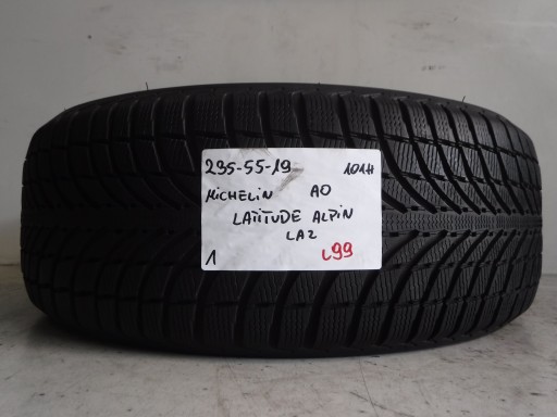 ШИНА MICHELIN LATITUDE ALPIN LA2 235/55/19 101H
