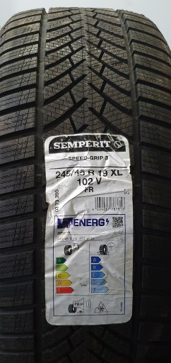 ШИНА SEMPERIT SPEED-GRIP 3 245/45R19 102V 245/45/19 ЯК НОВА