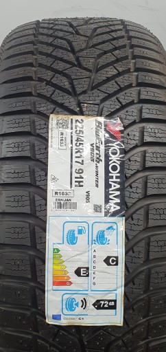 ШИНА YOKOHAMA BLUEARTH WINTER V905 225/45R17 91H 225/45/17 КАК НОВАЯ НОВАЯ