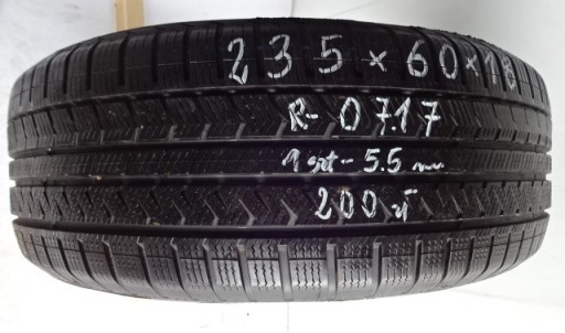 ЗИМНЯЯ ШИНА 235/60/18 VREDESTEIN QUATRAC 5