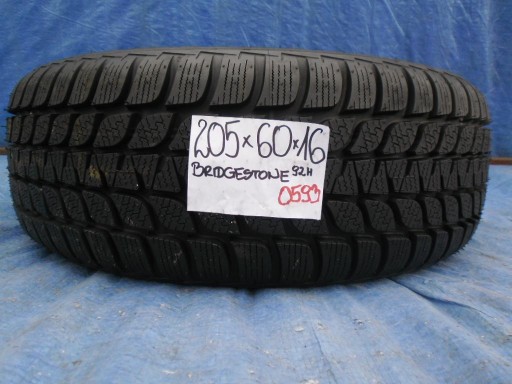 ЗИМНЯЯ ШИНА BRIDGESTONE 205/60/16 92H 9 мм