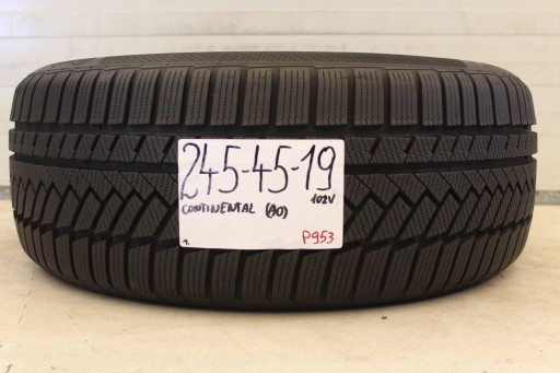 CONTINENTAL WINTER CONTACT TS850P A0 245 45 19 102V ЗИМОВА ШИНА ЯК НОВА