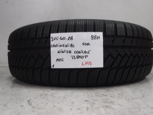 ЗИМОВА ШИНА CONTINENTAL WINTERCONTACT TS850P 215/60/18 98H MOE