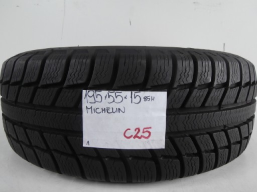 ЗИМНИЕ ШИНЫ MICHELIN 195/55/15 85H 8 мм КАК НОВЫЕ