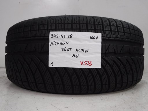 ЗИМНЯЯ ШИНА MICHELIN PILOT ALPIN 245/45/18 100V