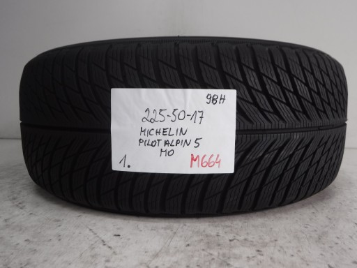ЗИМА ШИНА MICHELIN PILOT ALPIN 5 225 50 17 98H MO M+S