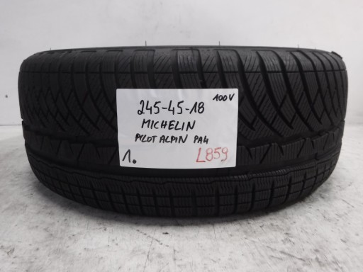 ЗИМА ШИНА MICHELIN PILOT ALPIN PA4 245/45/18 100V MO M+S