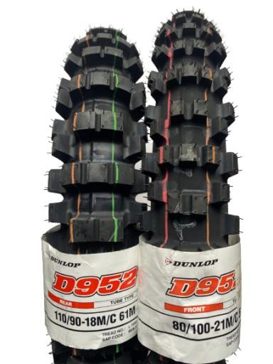 ШИНЫ DUNLOP D952 110/90/18 80/100/21 CROSS ENDURO