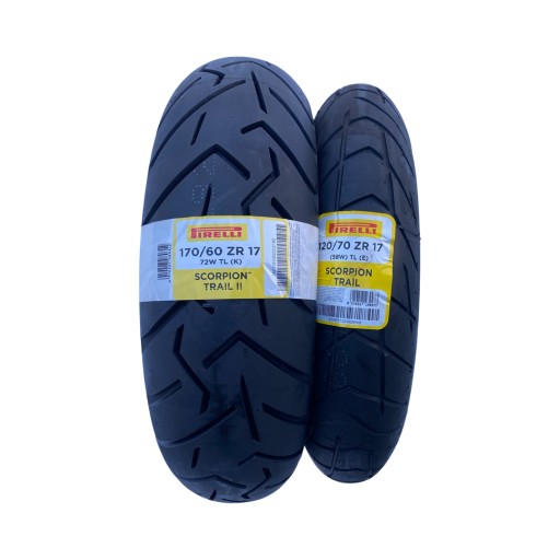 ШИНЫ PIRELLI SCORPION TRAIL 120/70/17 TRAIL II 170/60/17