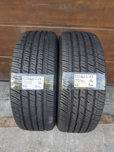 ШИНИ Toyo 235/60R17 2шт 18r 7мм