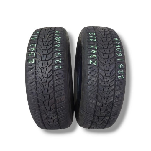 ЗИМОВА ШИНА 2 ШТ. 225/60/R17 HANKOOK WINTER I*CEPT EVO 3 DOT 3522 6x7мм
