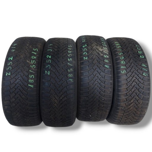 ЗИМОВА ШИНА 4 ШТ. 185/55/R15 FALKEN EUROWINTER HS01 DOT 2521 6x7мм