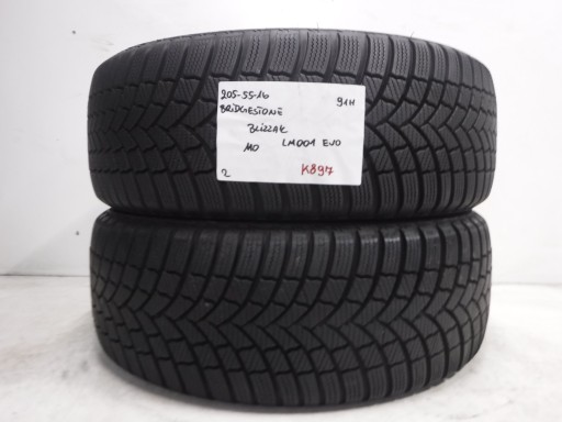 ЗИМНИЕ ШИНЫ BRIDGESTONE LM001 EVO 205/55/16 91H