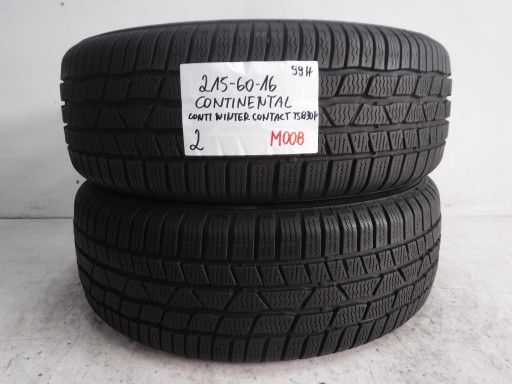 ЗИМОВІ ШИНИ CONTINENTAL CONTIWINTERCONTACT TS830P 215/60/16 99H M+S