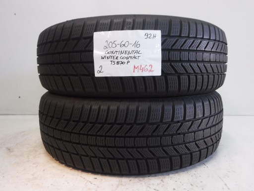 ЗИМОВІ ШИНИ CONTINENTAL WINTER CONTACT TS 870P 205/60/16 92H M+S