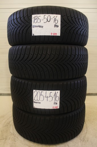 ЗИМОВІ ШИНИ HANKOOK WINTER I`CEPT RS2 185 50 16 і 205 45 16 87H