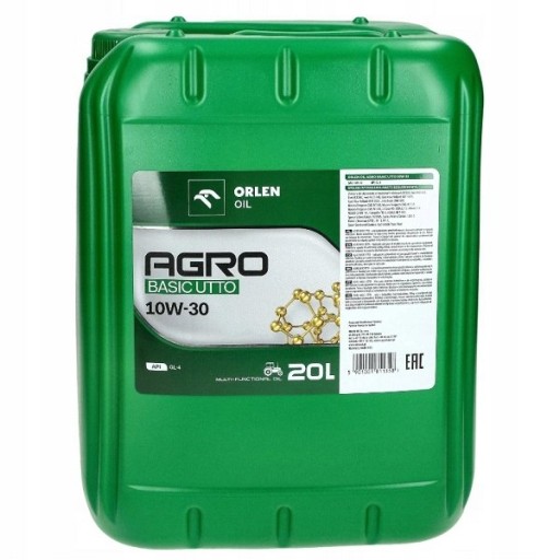 ORLEN OIL AGRO BASIC UTTO 10W30 20Л. ГИДРАВЛИЧЕСКОЕ ТРАНСМИССИОННОЕ МАСЛО