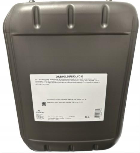 ORLEN SUPEROL CC40 20л МОТОРНОЕ МАСЛО