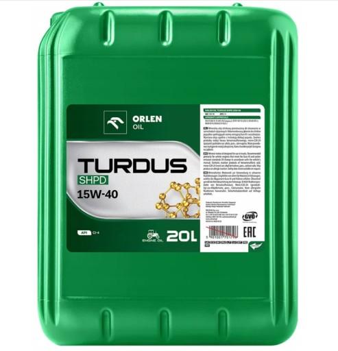 МОТОРНА МАСЛА ORLEN TURDUS SHPD 15W40 20л