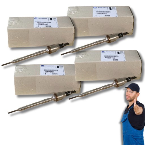 Оригінальні свічки розжарювання opel astra j mokka 1.7 cdti 55590466 - 4 шт.