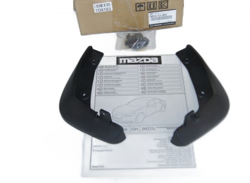 ОРИГИНАЛЬНЫЕ ЗАДНИЕ ПОДКЛОНКИ MAZDA 6 SEDAN GL 2018-2023 гг.