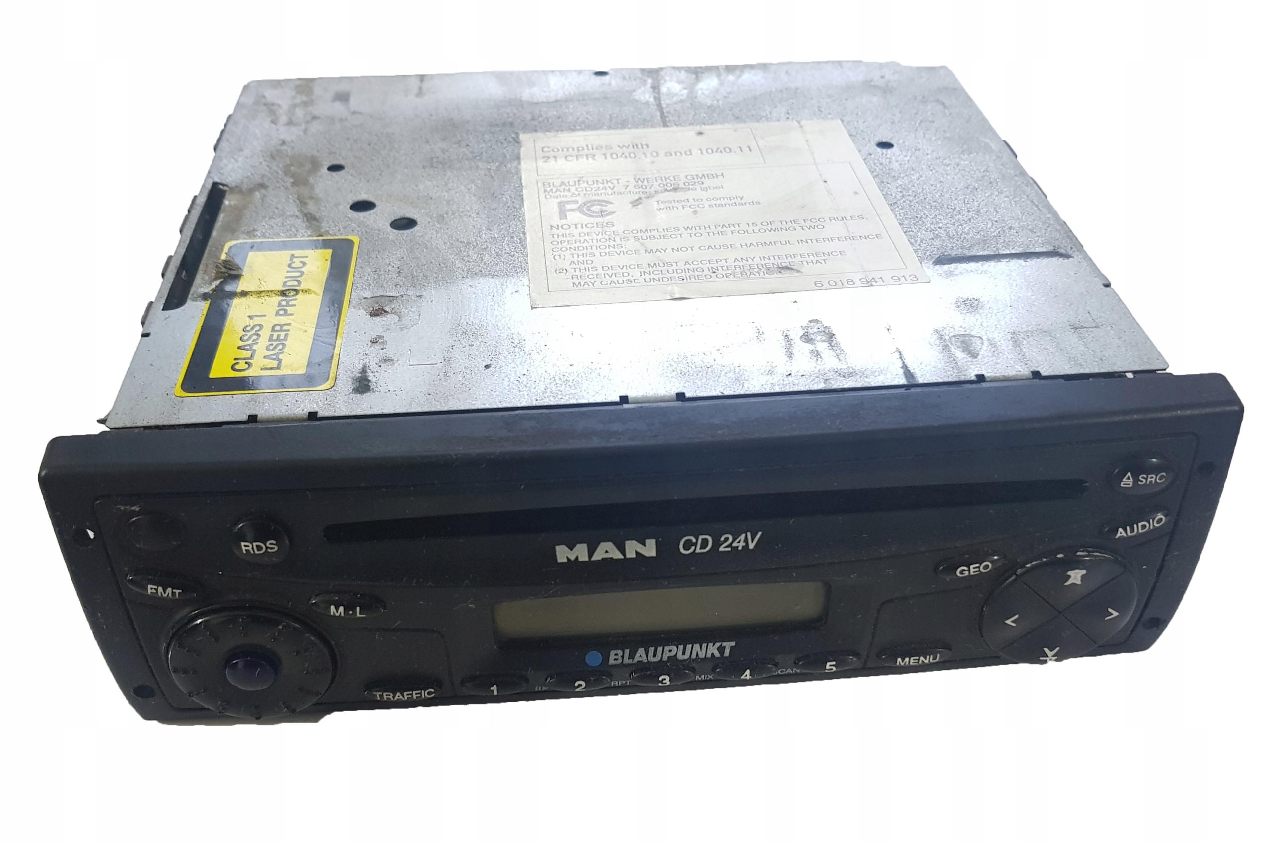 ОРИГИНАЛЬНОЕ РАДИО BLAUPUNKT MAN TGA TGL TGM TGS