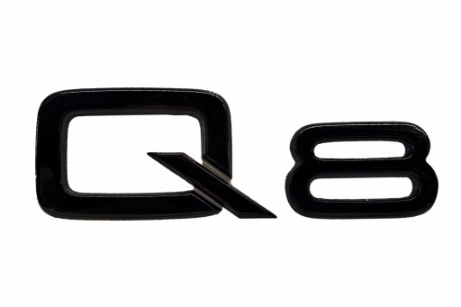 ОРИГИНАЛЬНАЯ ЗАДНЯЯ НАДПИСЬ AUDI Q8 ЧЕРНАЯ 4M8071803