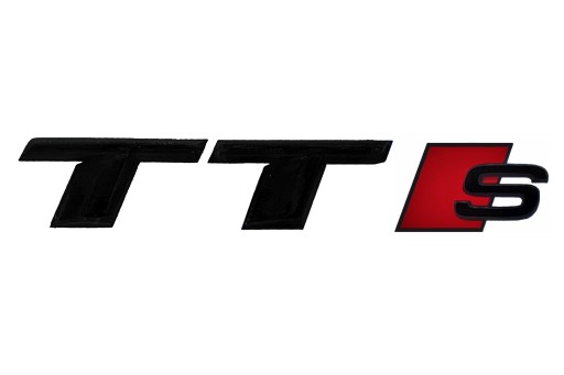 ОРИГИНАЛЬНАЯ ЗАДНЯЯ НАДПИСЬ AUDI TTS ЧЕРНАЯ 8S0071804