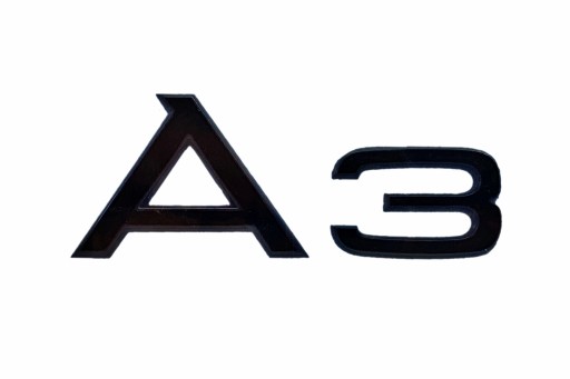 ОРИГИНАЛЬНАЯ ЗАДНЯЯ НАДПИСЬ AUDI A3 ЧЕРНАЯ 8Y0071803