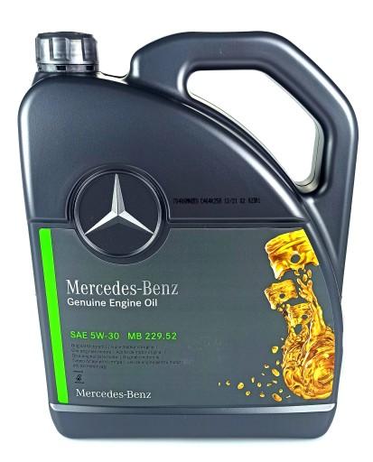 ОРИГИНАЛЬНОЕ MERCEDES OIL 5W-30 MB 229.52 5л