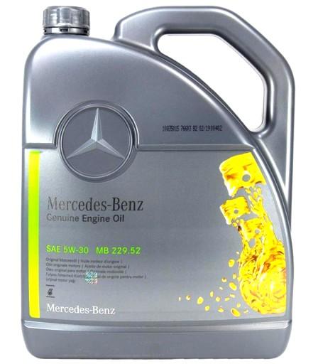 ОРИГИНАЛЬНОЕ МАСЛО MERCEDES 5W30 MB 229.52 5л