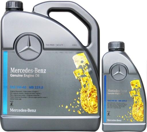 ОРИГІНАЛЬНЕ МАСЛО MERCEDES 5W40 229.5 6л