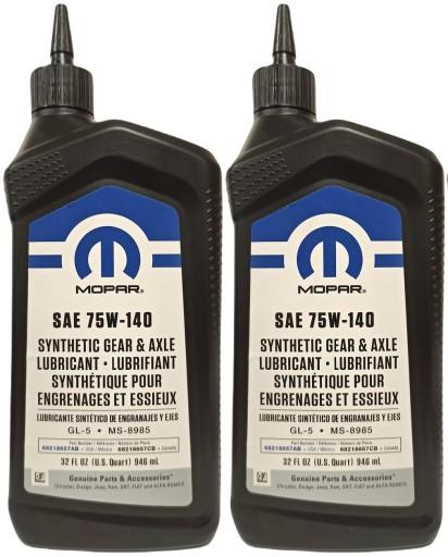 ORIGINAL MOPAR OIL 75W140 2 X 0,946 л