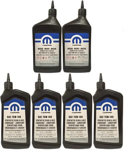 ORIGINAL MOPAR OIL 75W140 4 X 0,946L + NV