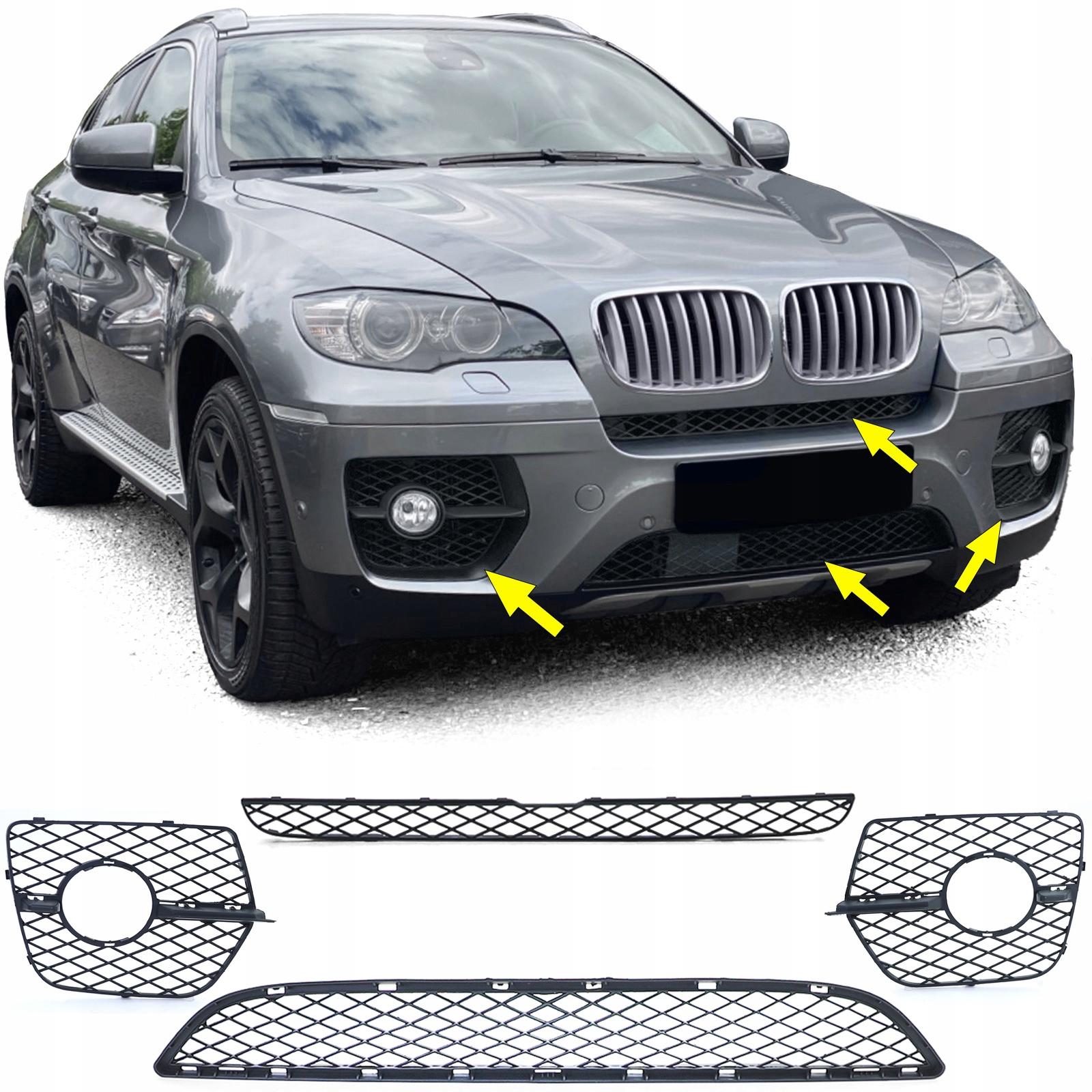 Защитные решетки бампера KPL BMW X6 E71 2006-2014