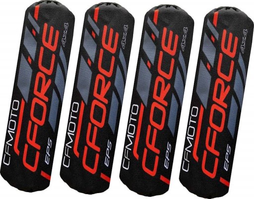 ЧОХЛИ ЧОХЛИ ШКАРПЕТКИ АМОРТИЗАТОРІВ CFMOTO КОМПЛЕКТ 4ШТ ЧЕРВОНИЙ
