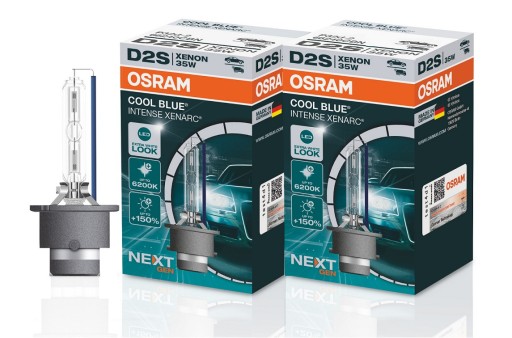 КСЕНОНОВАЯ ЛАМПОЧКА OSRAM D2S 85 В/35 Вт P32D-2 XENARC COOL BLUE INTENSE NEXTGEN