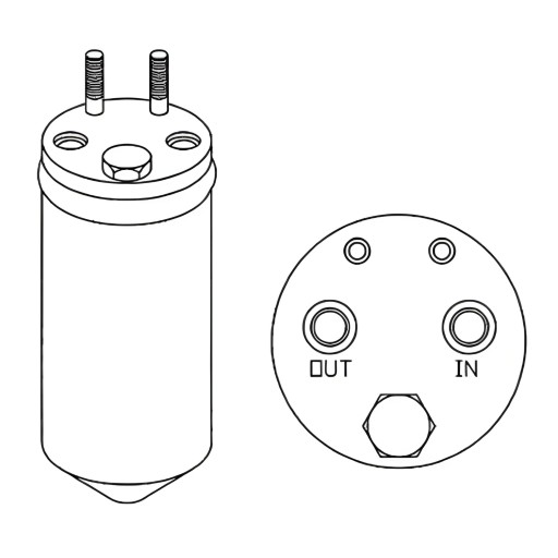 8693012 - СУШИЛКА ДЛЯ CHEVROLET/DAEWOO MATIZ 01-05