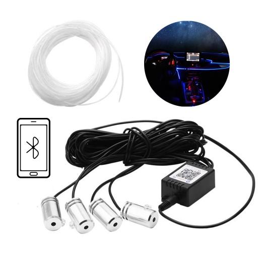 СВЕТОДИОДНОЕ ОСВЕЩЕНИЕ АВТОМОБИЛЯ ОПТИЧЕСКОЕ ВОЛОКНО НЕОНОВЫЙ RGB