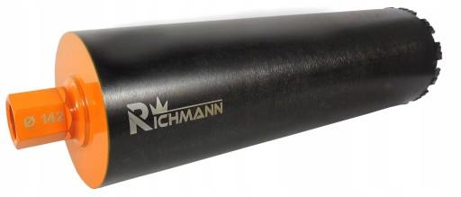 АЛМАЗНАЯ КОРОНОЧНАЯ ПИЛА ДЛЯ БУРОВОЙ СТАНКИ 142х450 ММ 1 1/4 ПО ВЛАЖНОМУ АРМИРОВАННОМУ БЕТОНУ