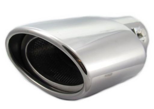 Овальный наконечник глушителя нержавеющая сталь 60 мм