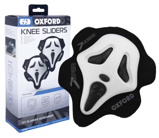 OXFORD НАКОЛЕННИКИ SCREAMER KNEE SLIDERS BLACK WHITE OS (ПАРА)