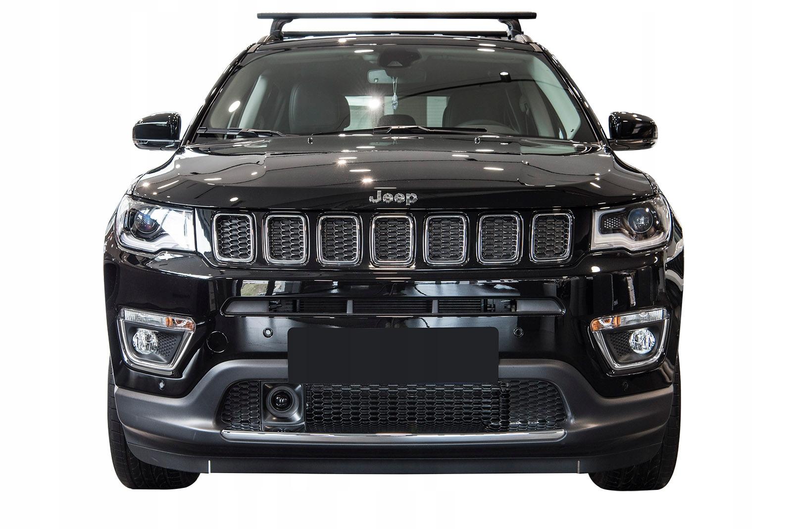 ДЕКОРАТИВНЫЕ ГАЛОГЕННЫЕ МОЛДИНГИ СПЕРЕДИ JEEP COMPASS 2017+