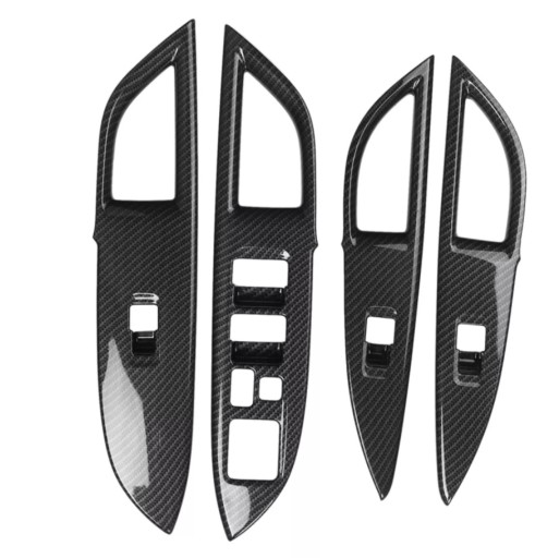 ДЕКОРАТИВНЫЕ НАКЛАДКИ ДЛЯ БОКОВИН ДВЕРЕЙ MITSUBISHI ASX CARBO