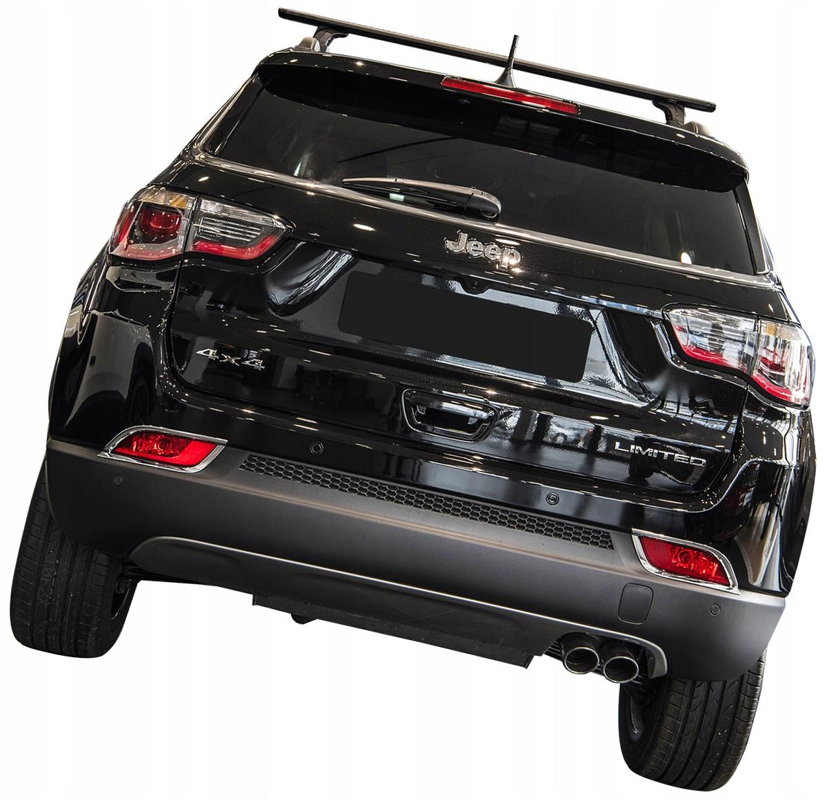 ДЕКОРАТИВНАЯ ГАЛОГЕННАЯ ЗАДНЯЯ РАМКА JEEP COMPASS 2017 + 