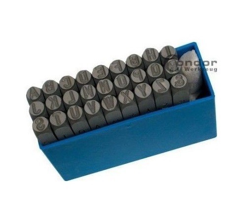 12 мм літерні маркери 27 шт. алфавіт Кондор