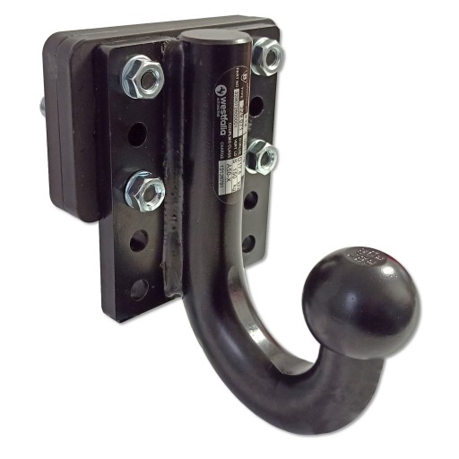 Опущена куля фаркопа Westfalia для 2 болтів, відстань 90 мм (-90 мм)