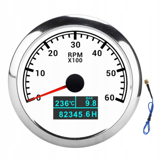 1618210320711 - Тахометр 3 в 1 6000 об/хв Темп. води